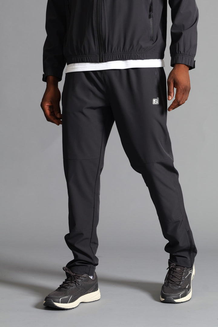 S ACTIVE Woven Trackpant  - Charcoal
