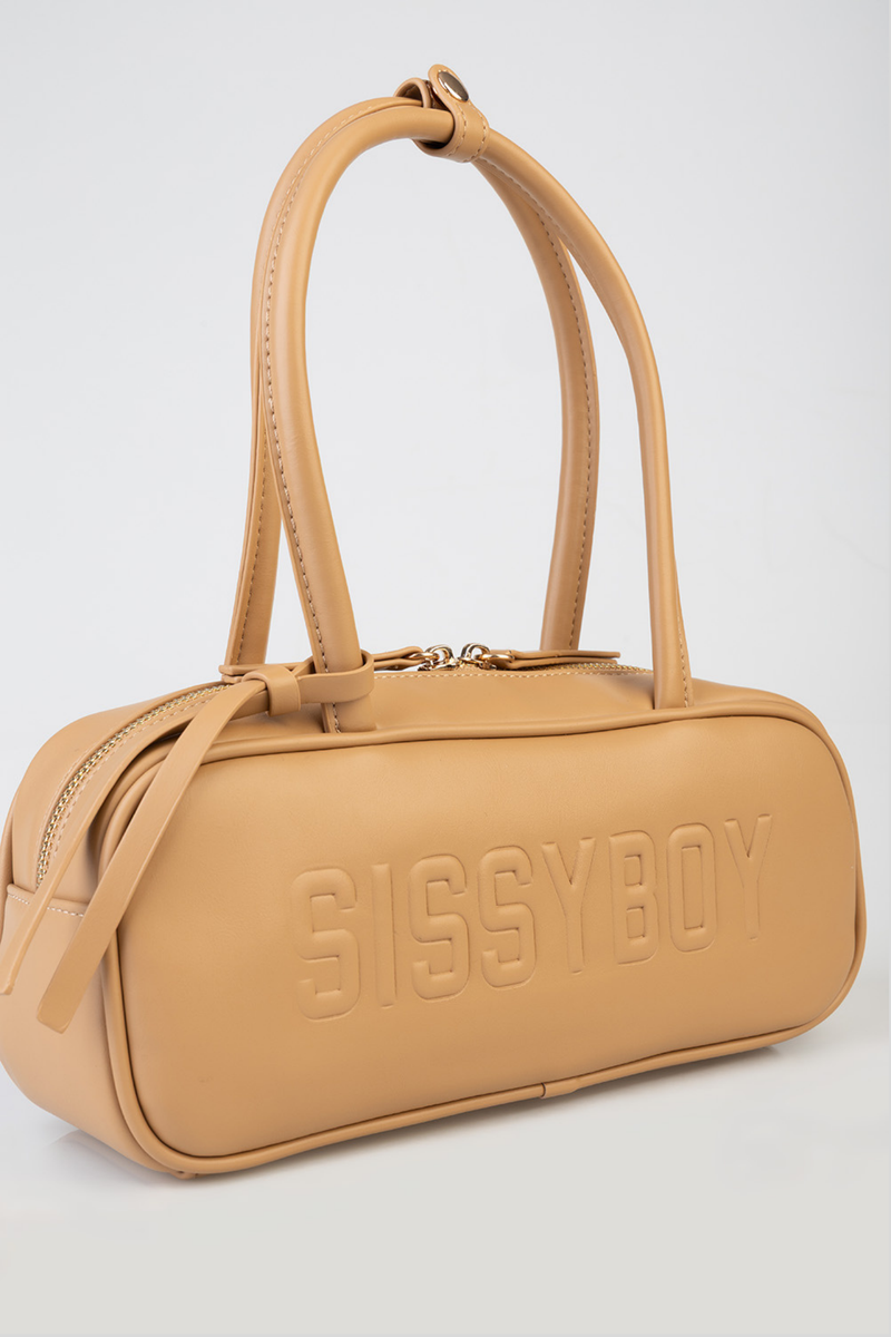 Hadley Top Handle Bowler Bag - Brown