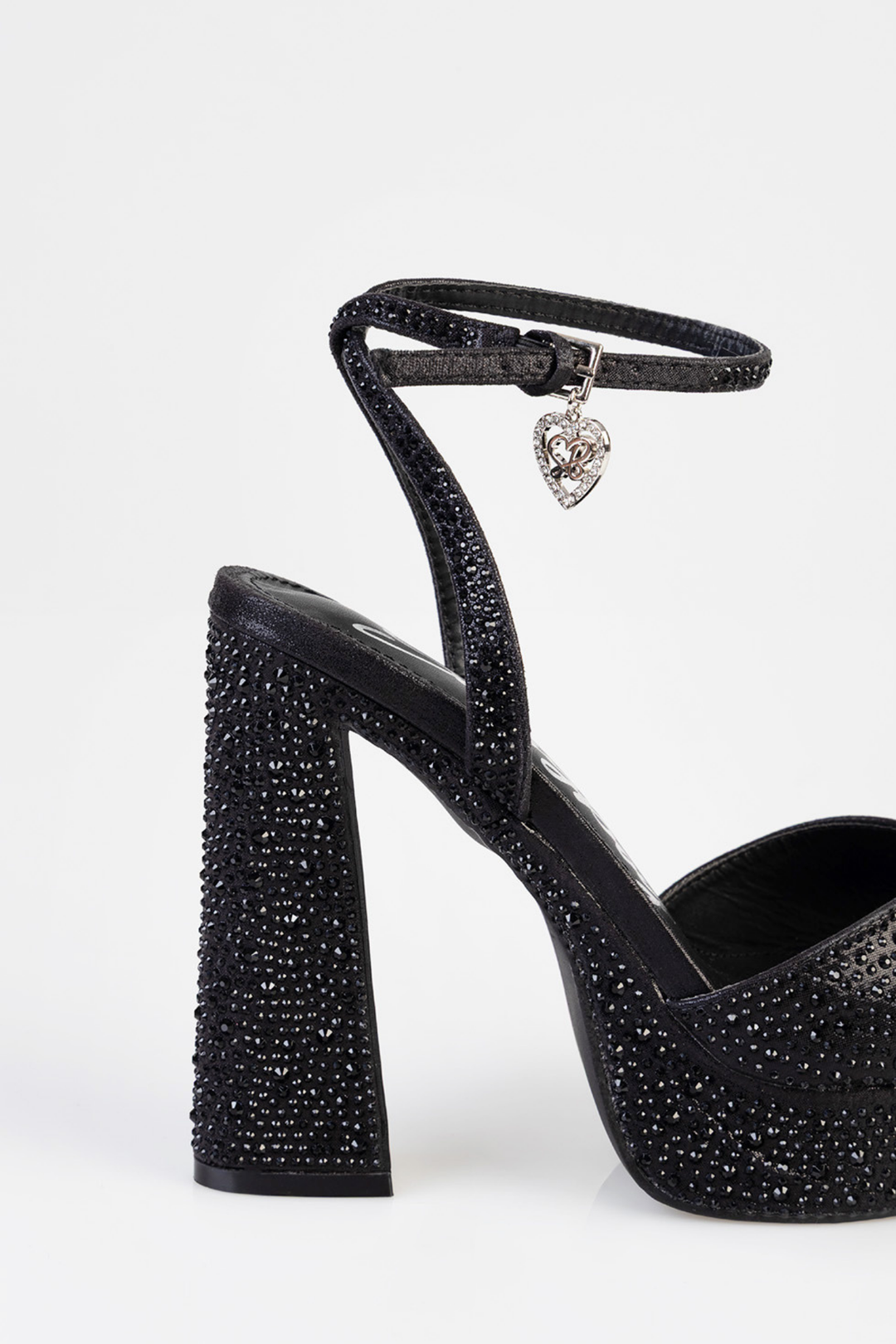 Luna Platform Heel - Black