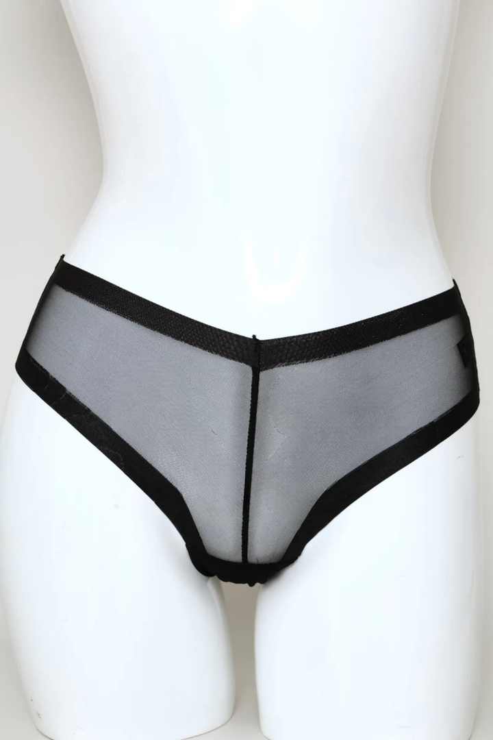 2 Pack Brief Panties - Mocha/Black