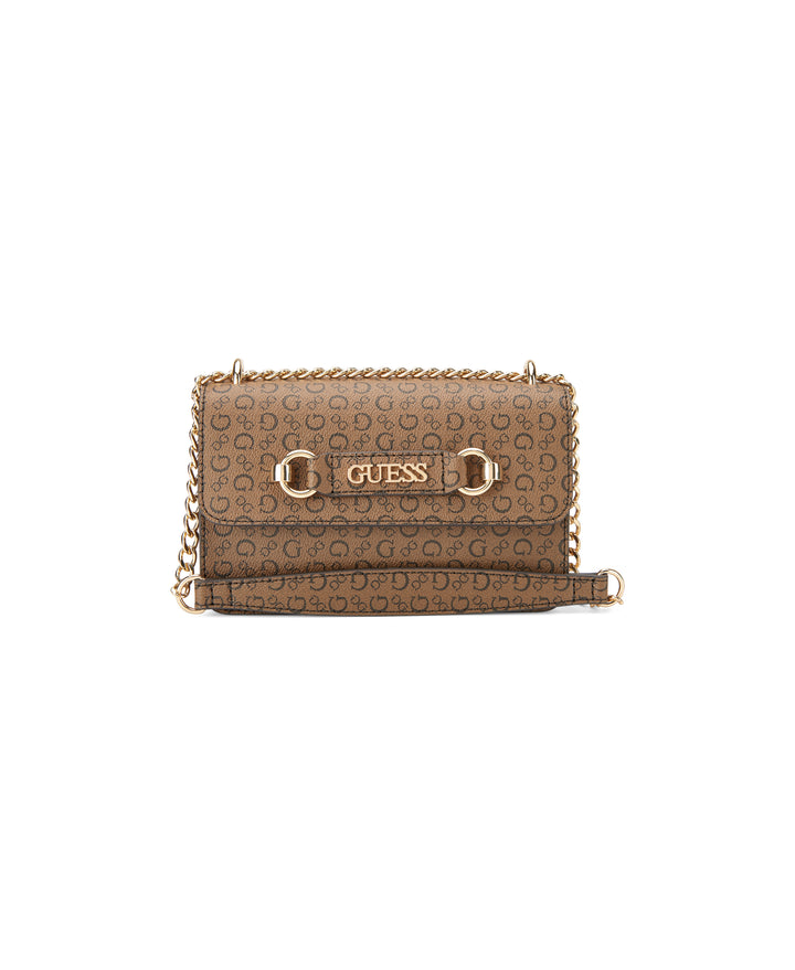 Fiddlewood Mini Crossbody Flap Bag - Cocoa/Black