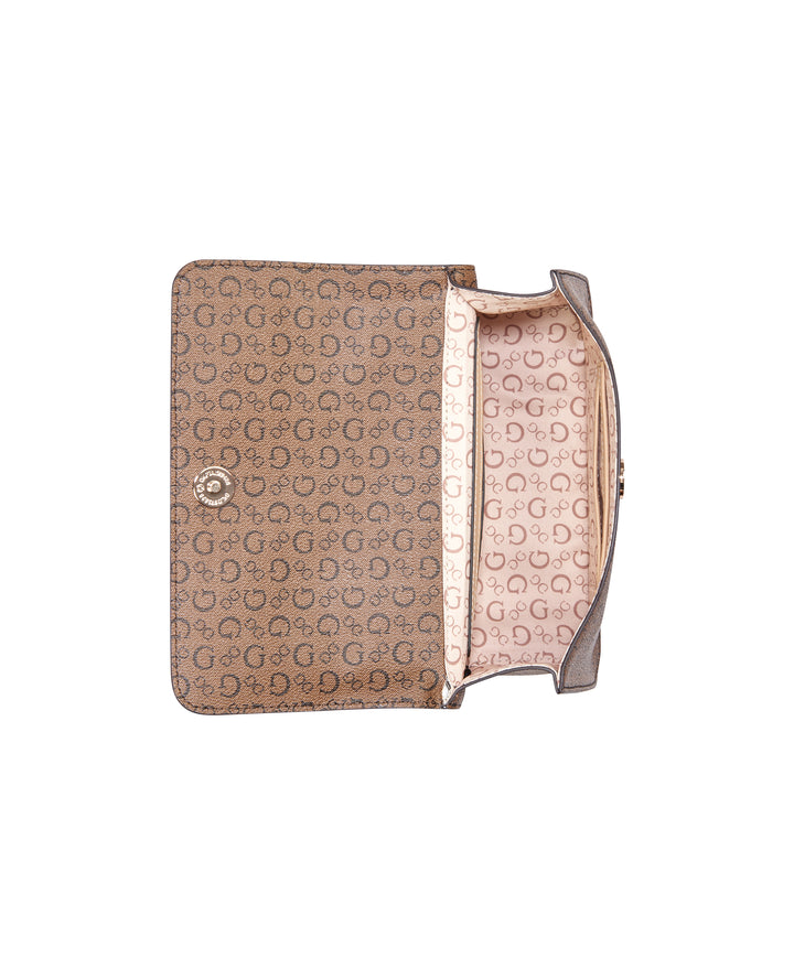 Fiddlewood Mini Crossbody Flap Bag - Cocoa/Black