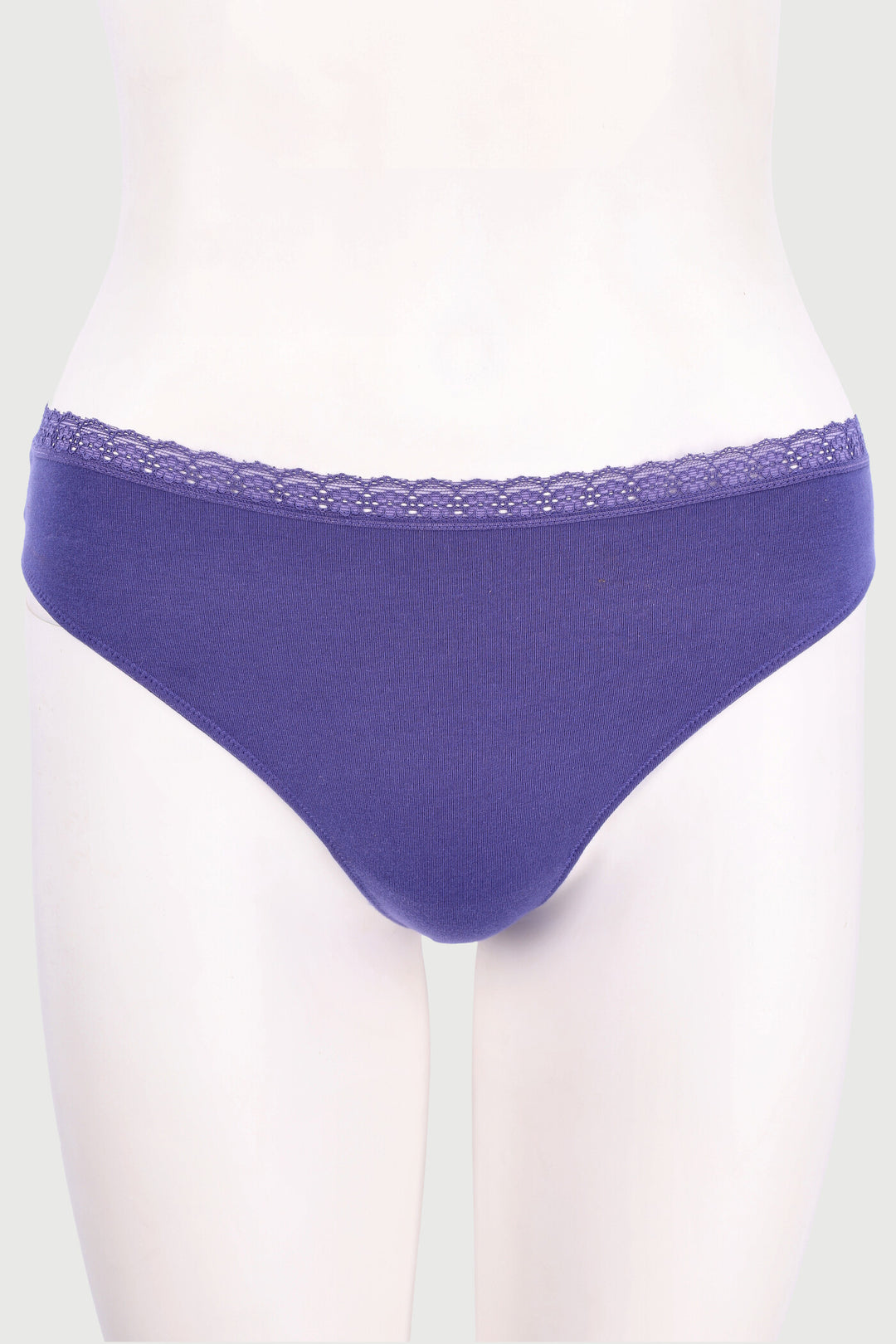 3 Pack Cotton Thong Panties - Powder Pink/Cream Melange/Navy