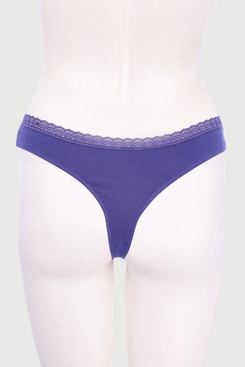 3 Pack Cotton Thong Panty