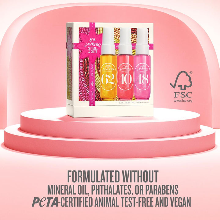 Cheirosa & Cheer Perfume Mist Trio Set