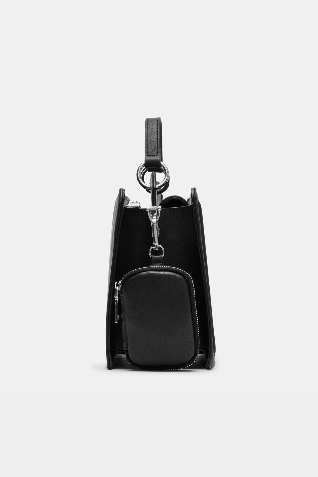 Bevelyn Top Handle Bag - Black