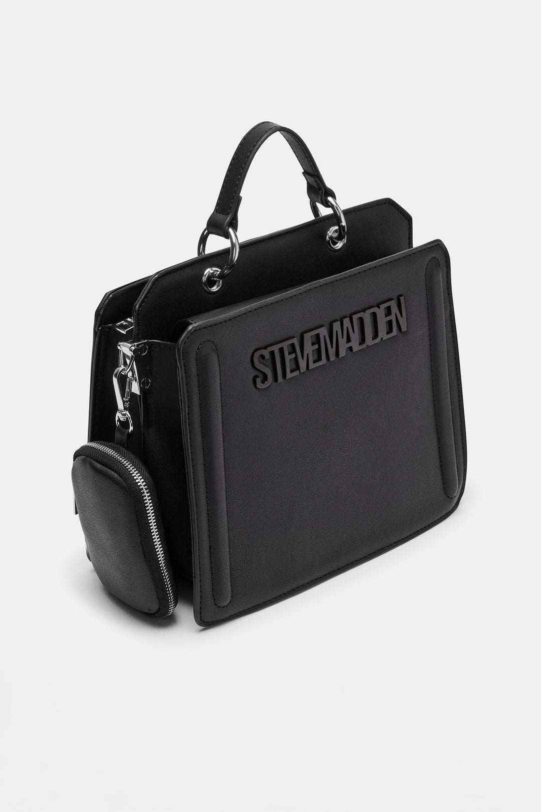 Bevelyn Top Handle Bag - Black