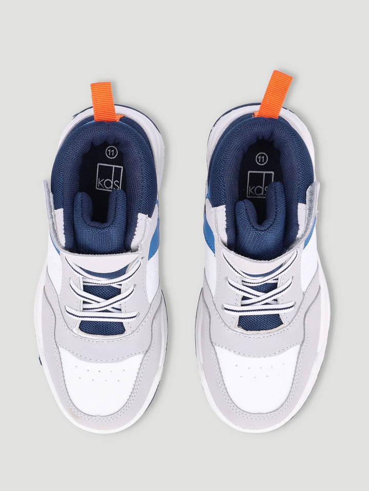 Pre-Boys High-Top Sneaker - White