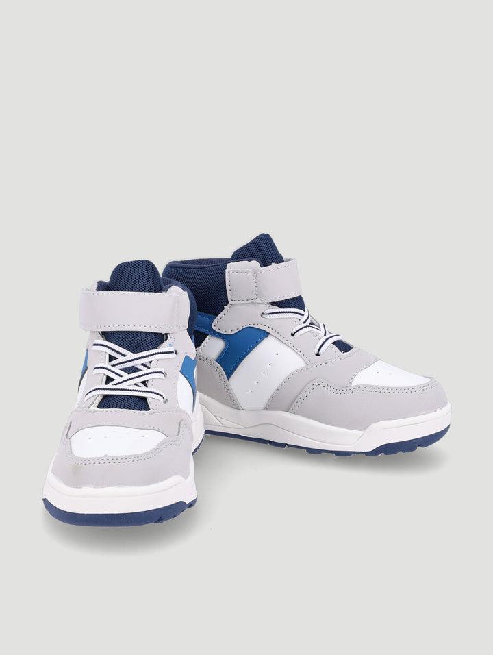 Pre-Boys High-Top Sneaker - White