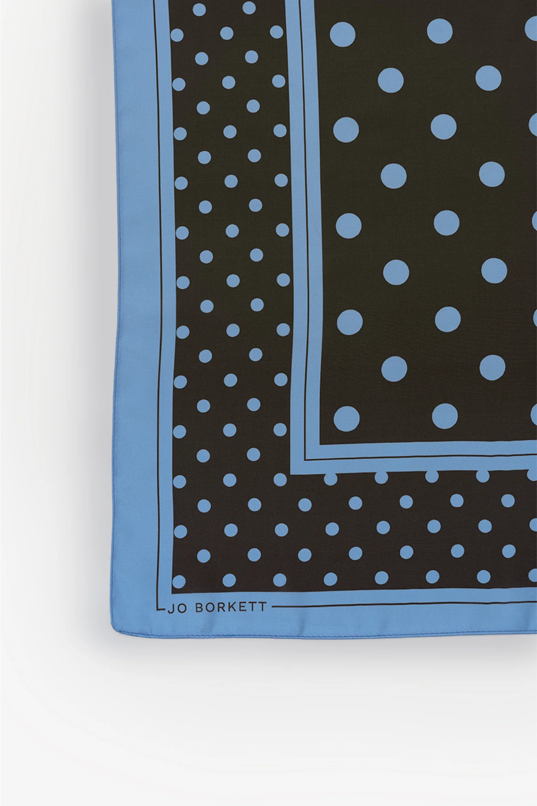 Silk Touch Mocha Mist Neckerchief - Blue