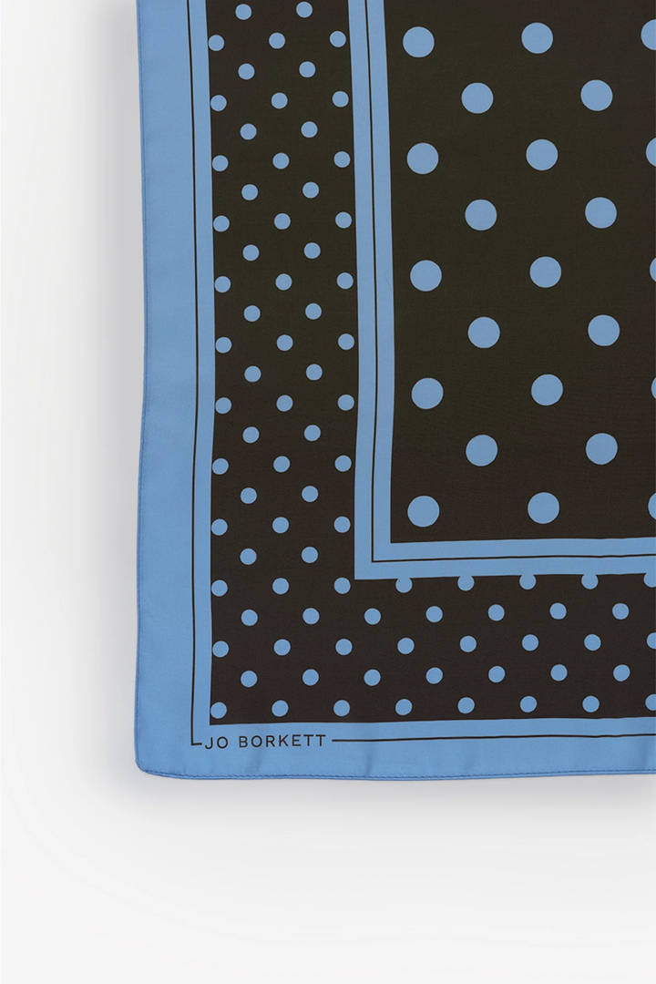 Silk Touch Mocha Mist Neckerchief - Blue