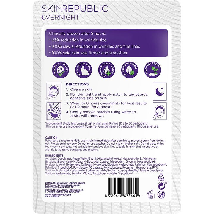Skin Republic Anti - Wrinkle Face Patch + Peptides