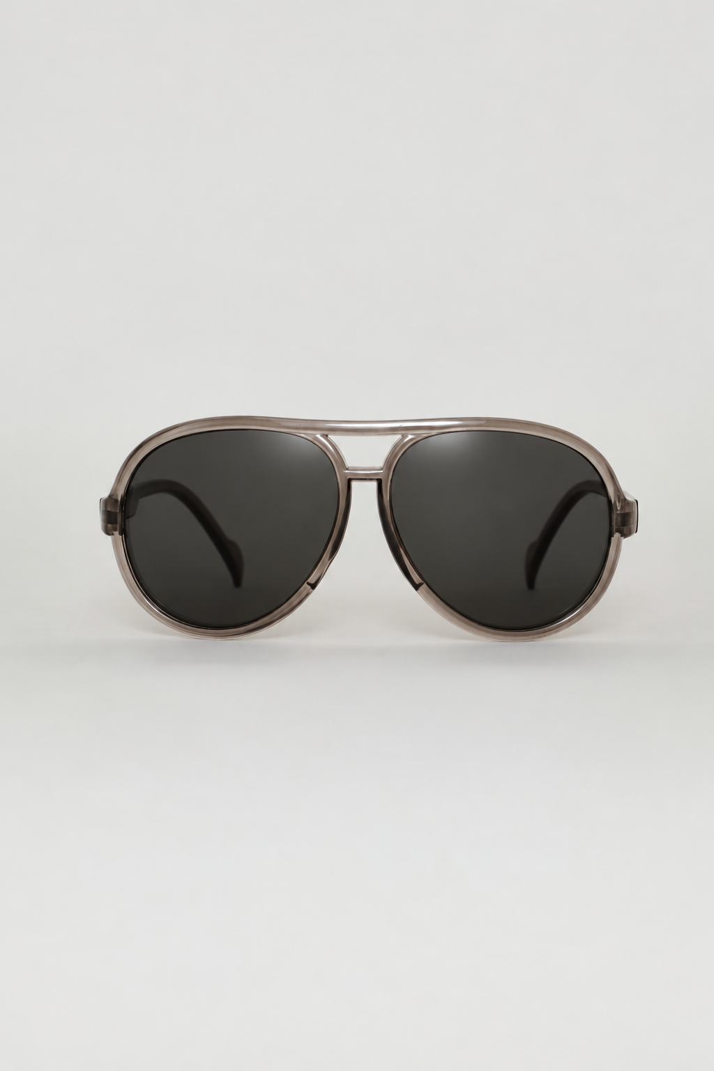 Boys Clear Rim Aviator Sunglasses - Clear