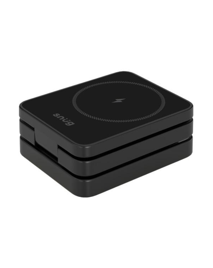 3-in-1 Wireless Travel Charger 15w Black ios