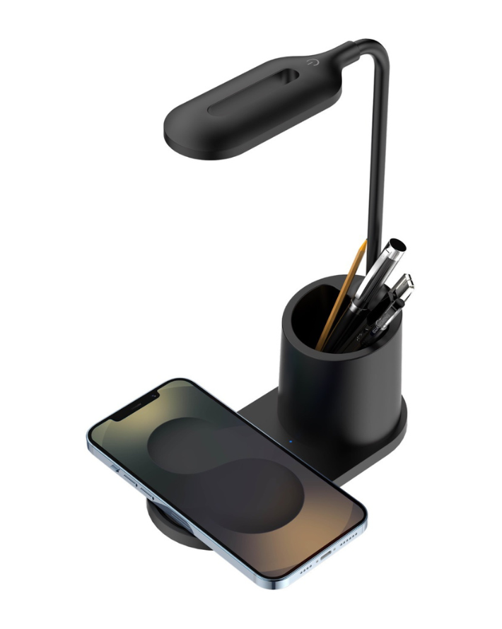 Wireless Charger Stand Pen-Holder 15w Hybrid - Black