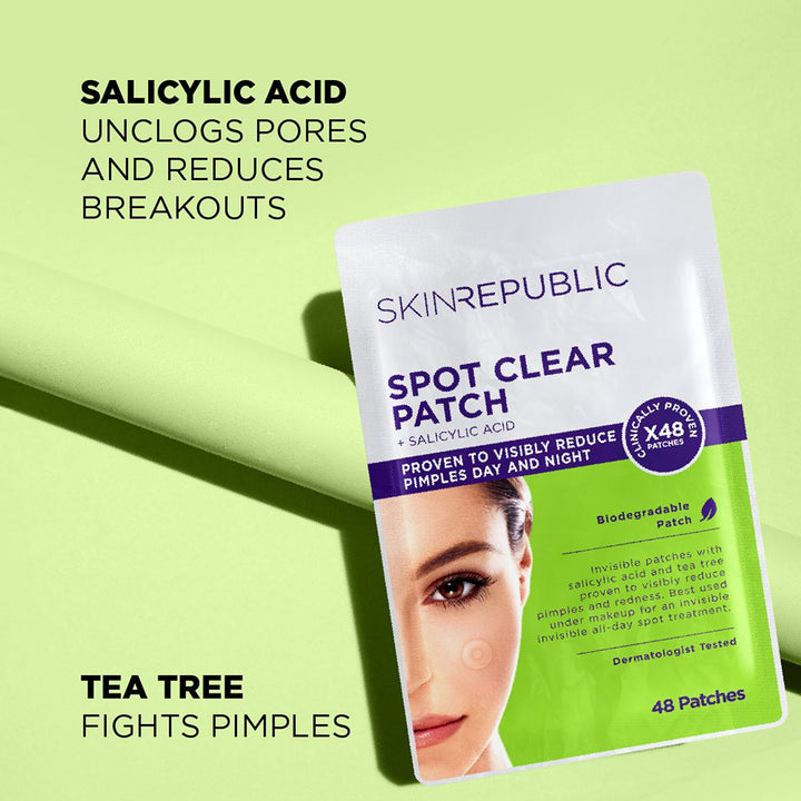 Skin Republic Spot Clear Patches (48 x Patches)