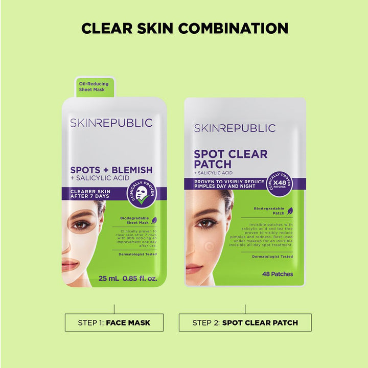 Skin Republic Spot Clear Patches (48 x Patches)