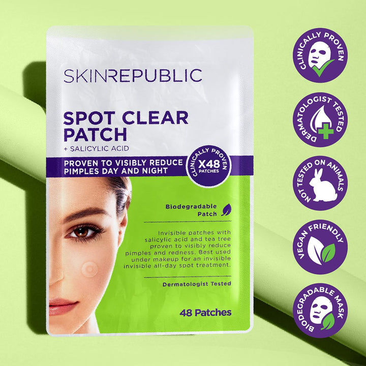 Skin Republic Spot Clear Patches (48 x Patches)