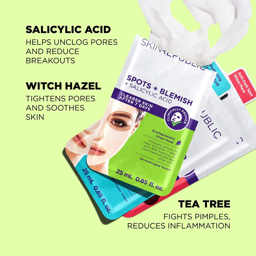 Skin Republic Spots + Blemish Face Mask