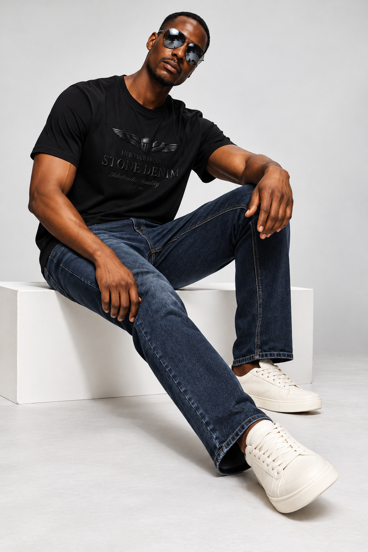 Straight Core Denim - Dark Wash