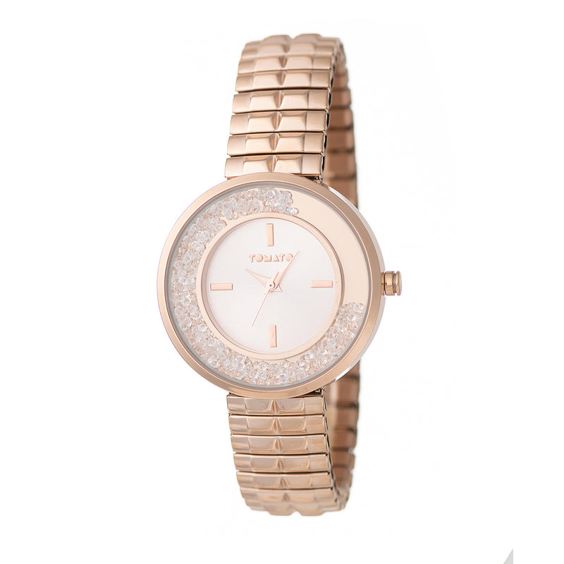 Rose Gold Case & Dial with Flexi Band - Rose Gold