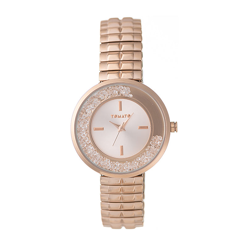 Rose Gold Case & Dial with Flexi Band - Rose Gold