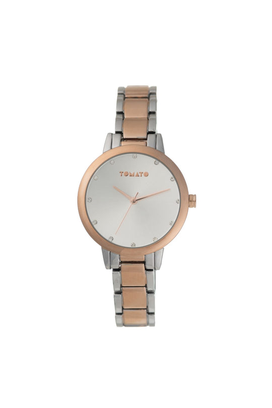 ladies-2-tone-silver-rose-gold-case-band-silver-dial-watch-edgars