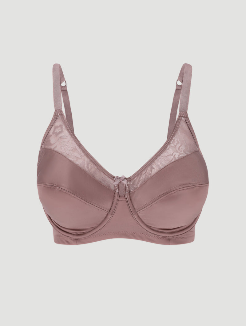 Miracle Underwire Racerback Bra - Mocha