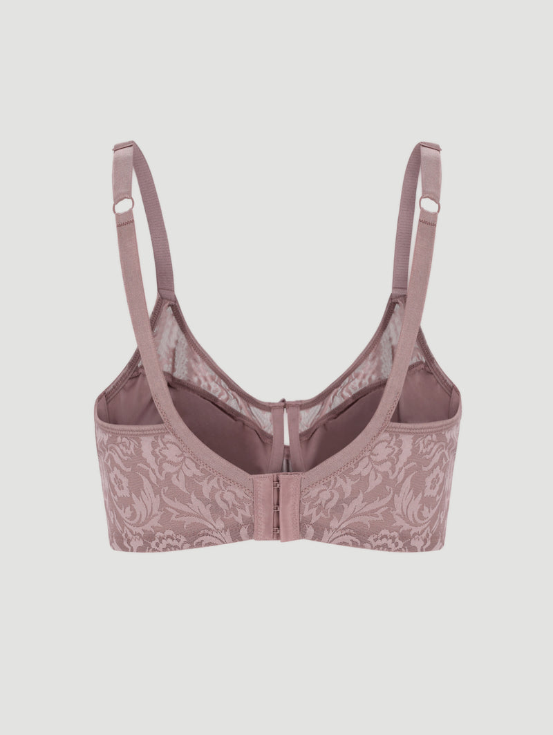 Miracle Underwire Racerback Bra - Mocha