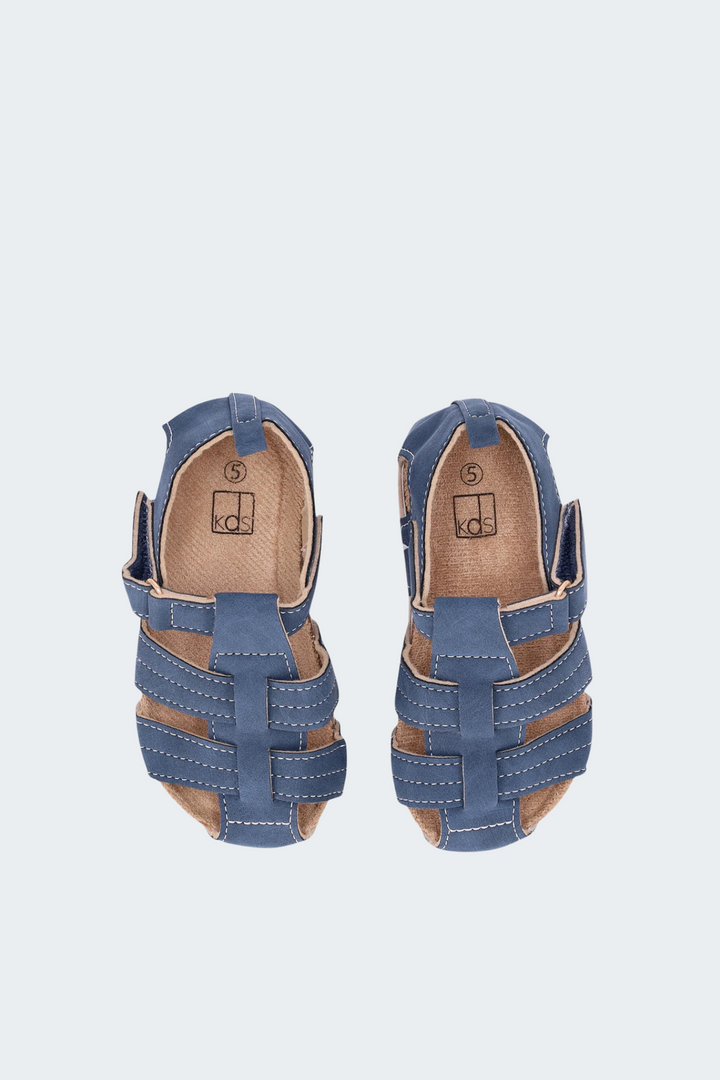 Pre-Boys Closed Toe Health Sandal - Blue