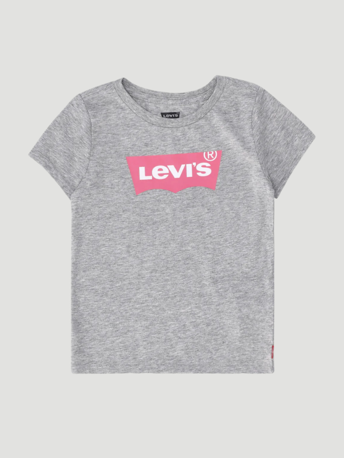Pre-Girls Batwing Tee - Grey