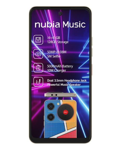 Nubia Music Pop Art 128GB Dual Sim Cellphone