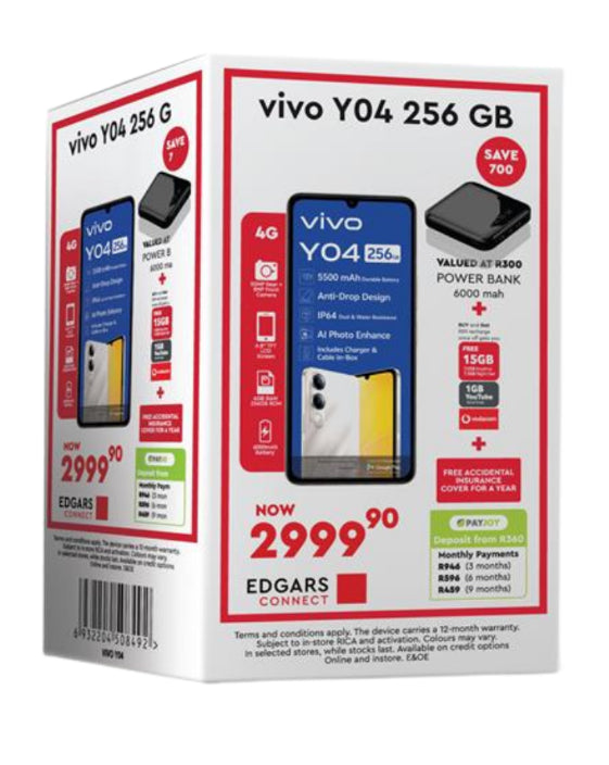 Y04 4G 256GB Box Deal Gold Cellphone