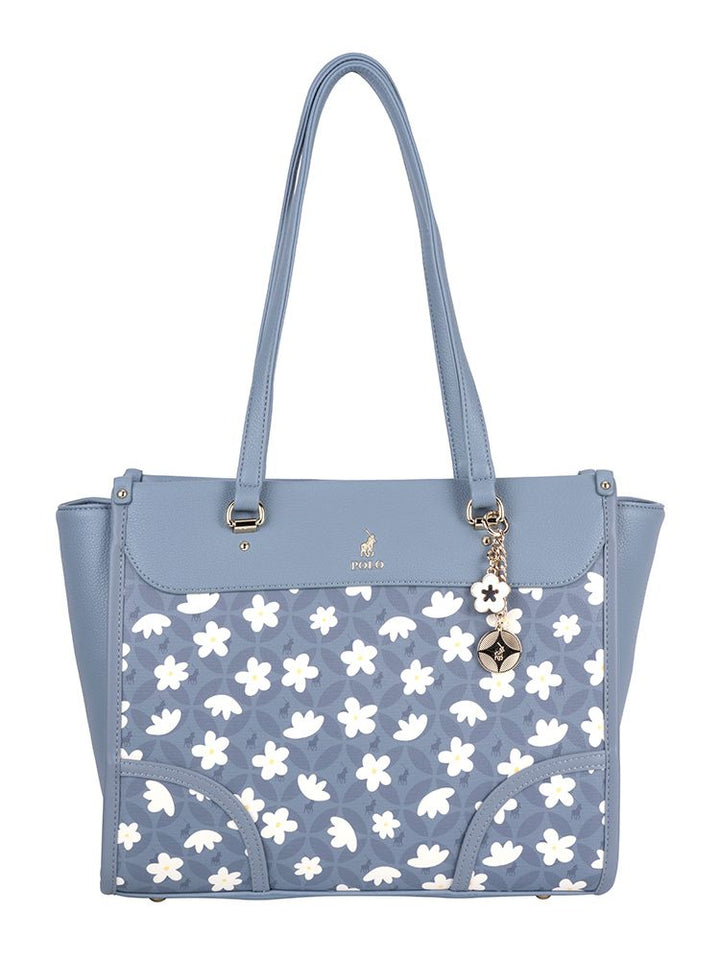 Meadow Tote Bag - Blue