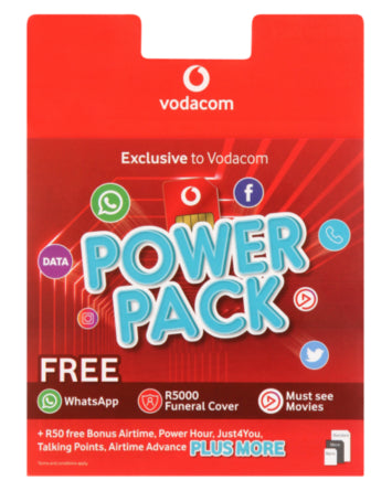Vodacom Power Sim Card – Edgars