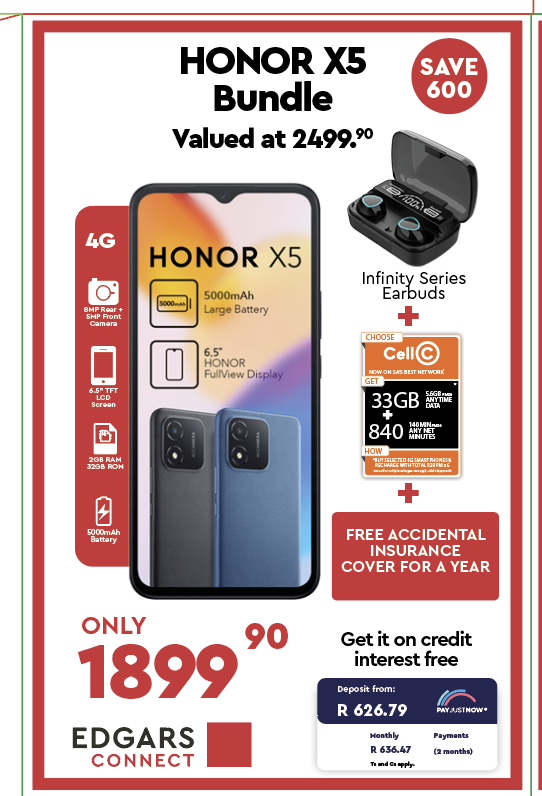 X5 Cellphone - Blue - Box Deal