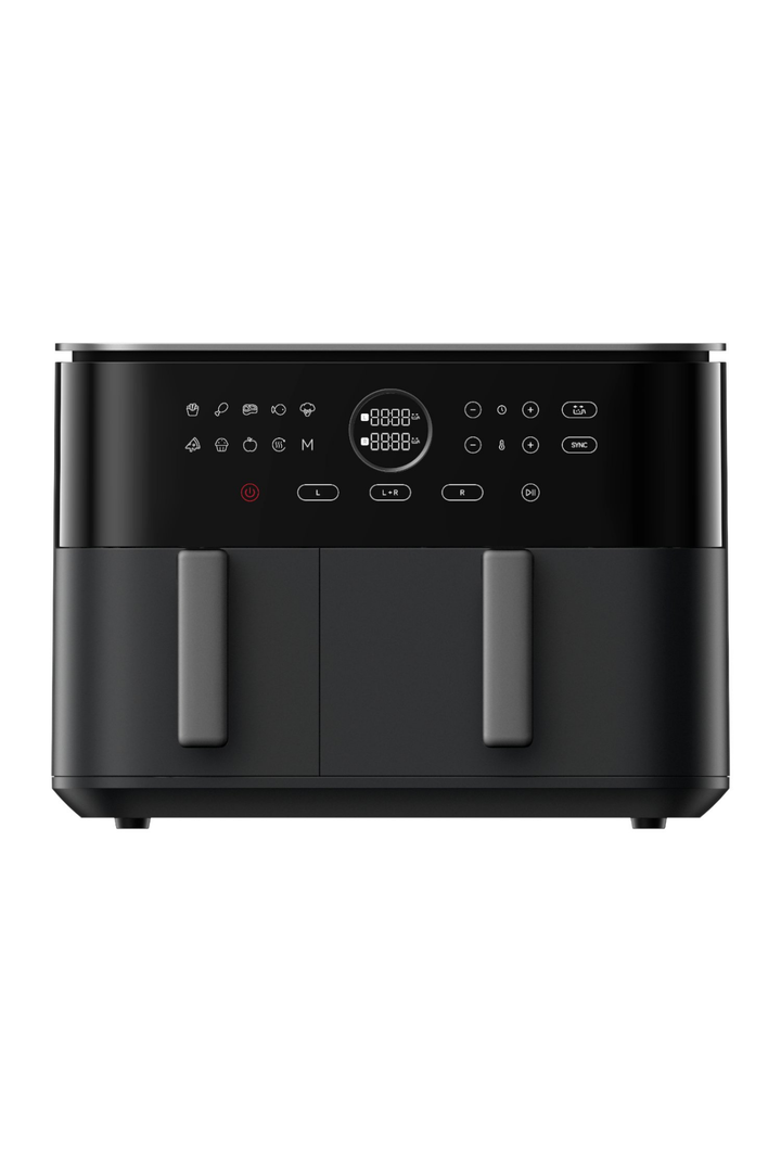Dual Zone Air Fryer 10L - Black