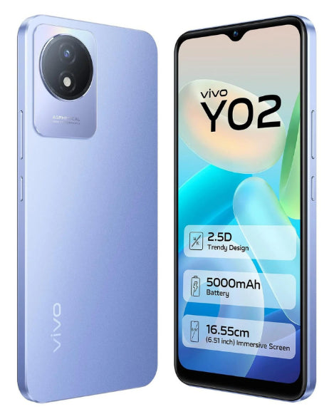 Y02 Dual Sim Blue Cellphone NL