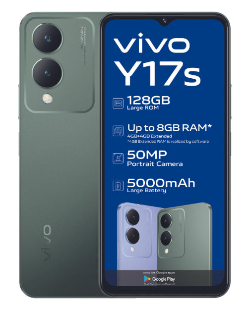 Y17S 128GB Dual Sim Green Cellphone