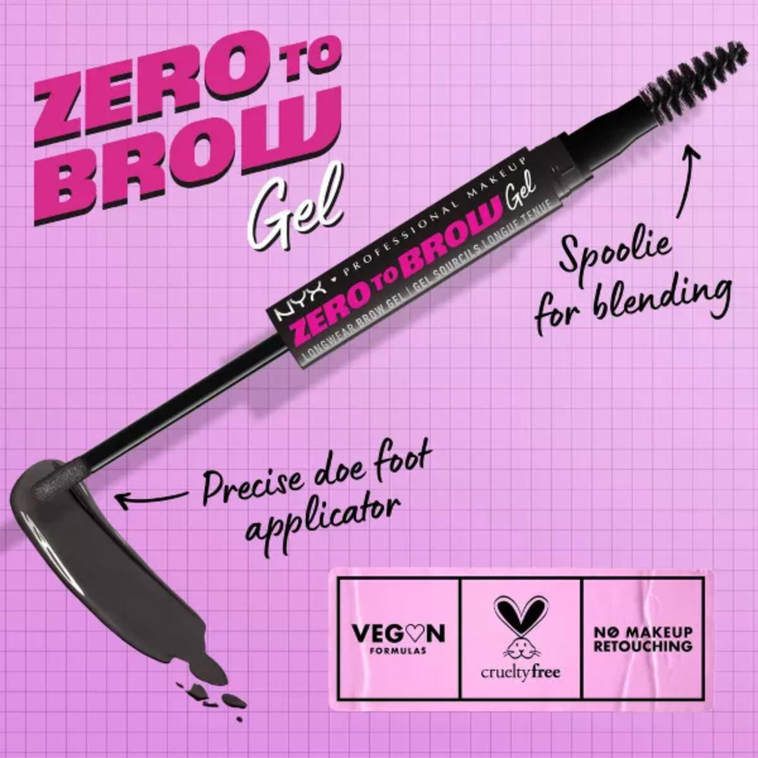 Zero To Brow Long-Wear Brow Gel