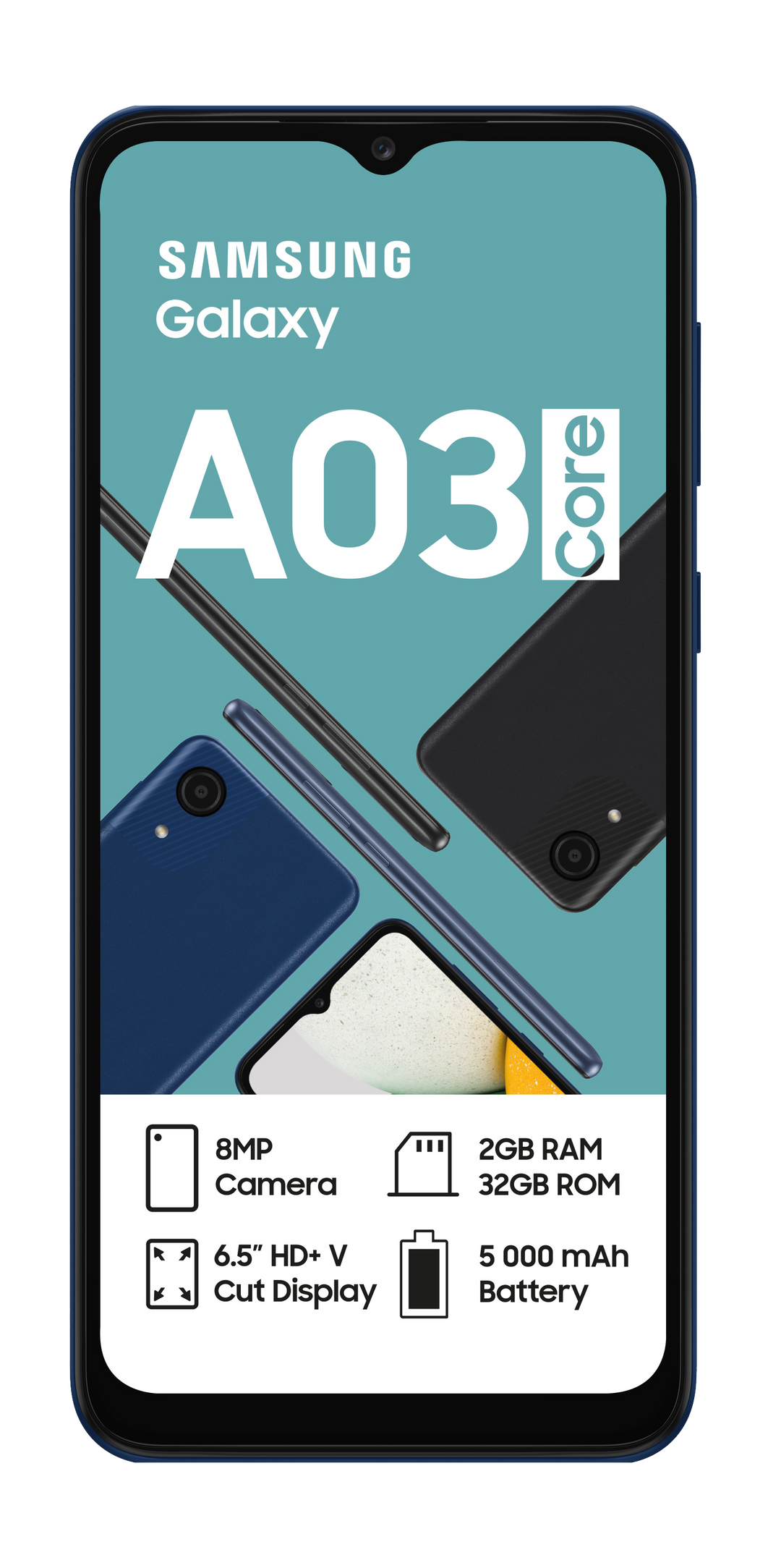 A03 Core Dual Sim Cellphone - Blue