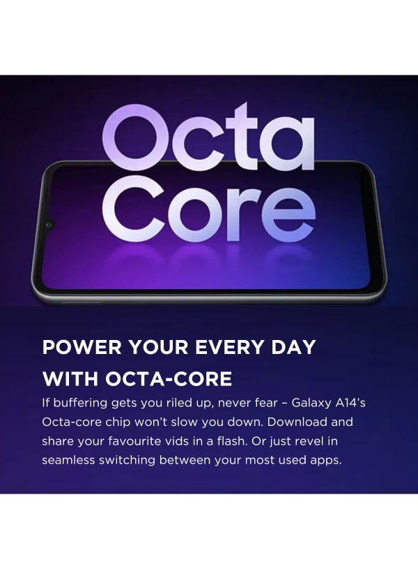 Galaxy A14 Dual Sim Green Cellphone