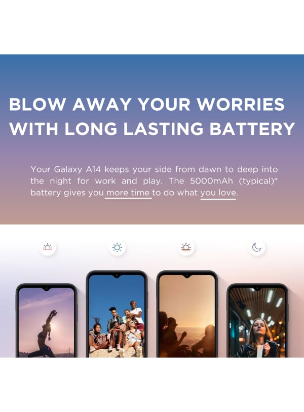 Galaxy A14 Dual Sim Green Cellphone