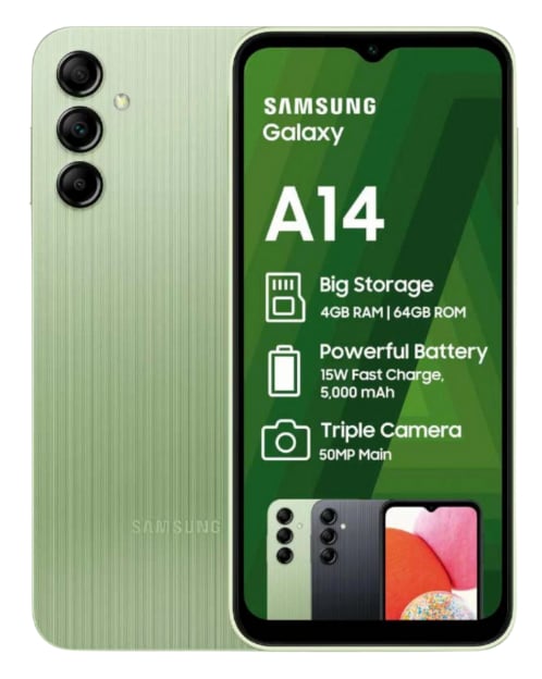 A14 Dual Sim 64GB Green Cellphone
