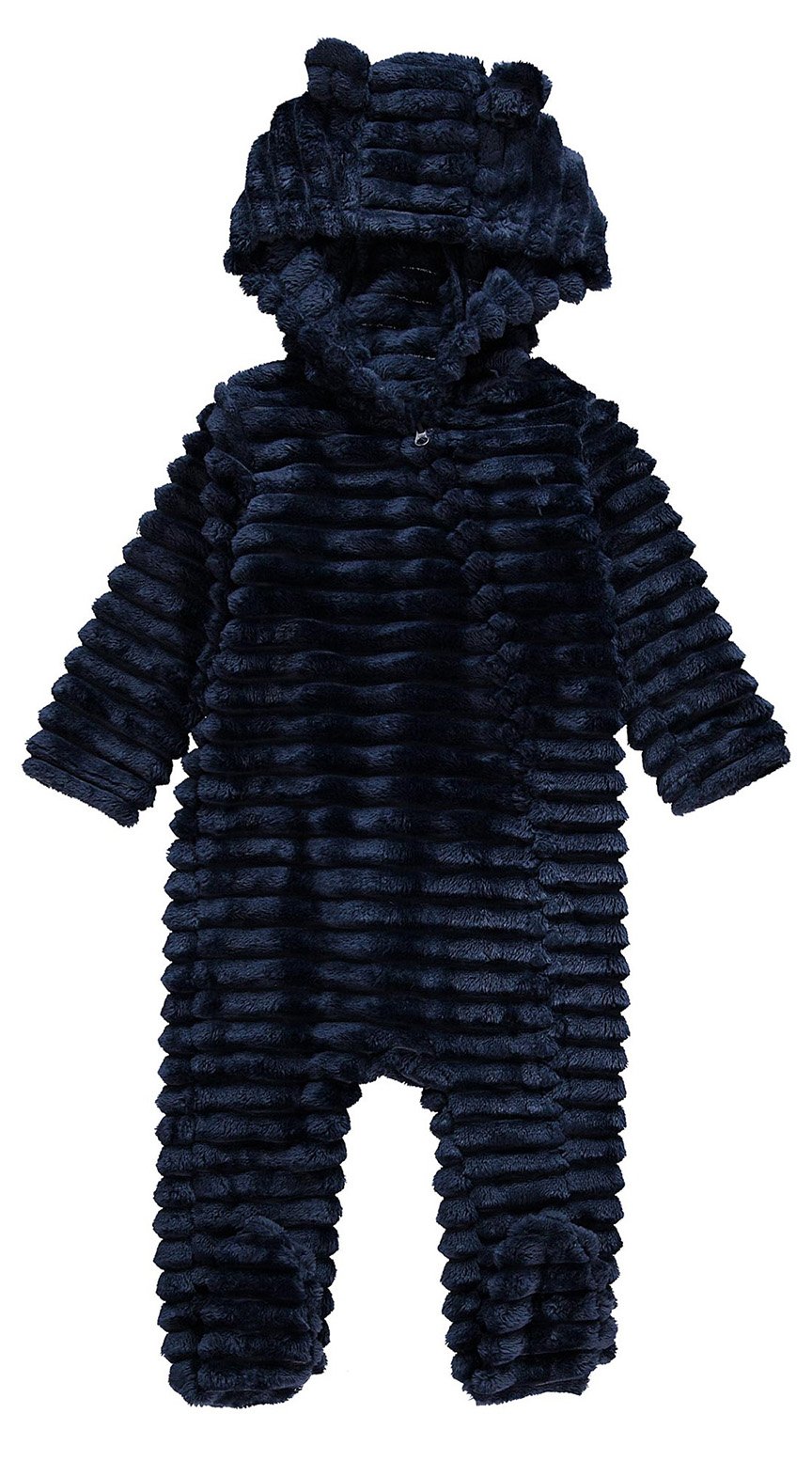 Blue Embossed Sleepsuit