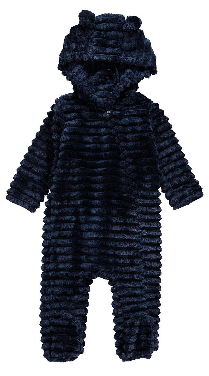 Blue Embossed Sleepsuit