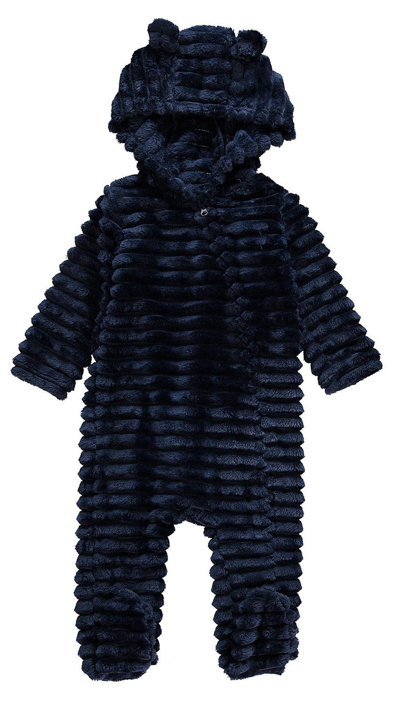 Blue Embossed Sleepsuit