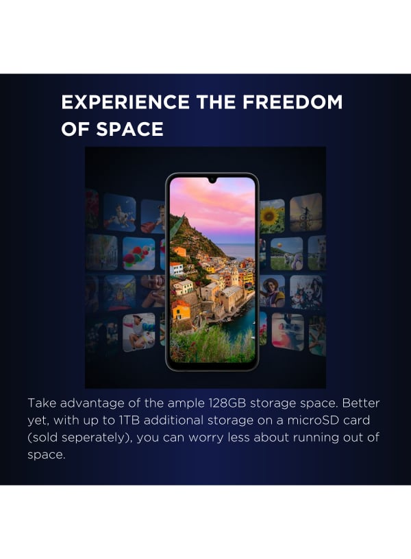 Galaxy A24 128GB Dual Sim Black Cellphone