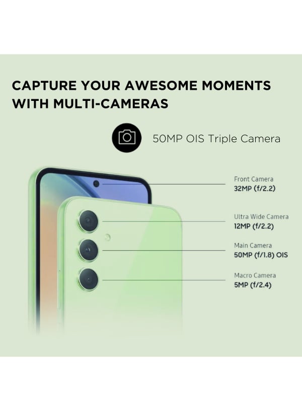 Galaxy A54 Dual Sim Black Cellphone