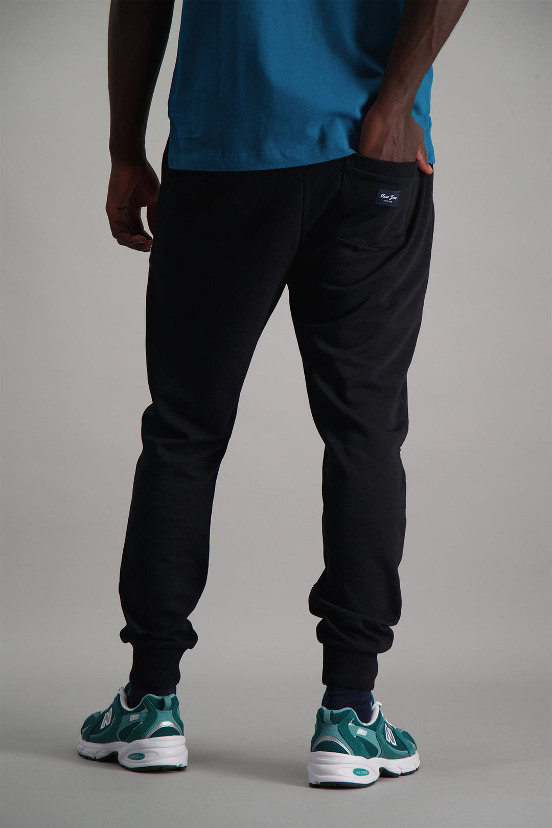 Embroidery Track Pants - Black